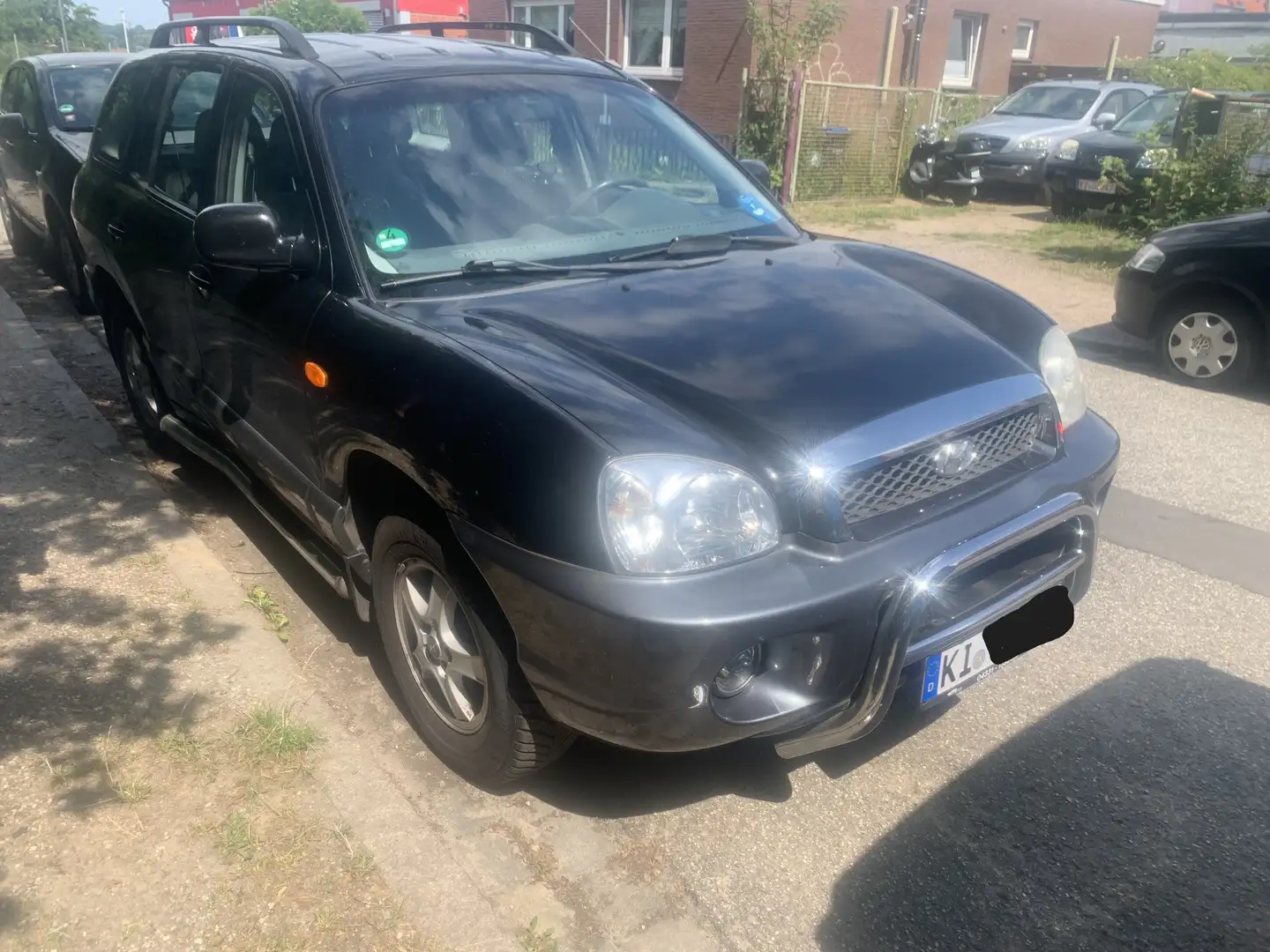 Hyundai SANTA FE 2.4 4WD GLS AHK Tüv NEU Schwarz - 1