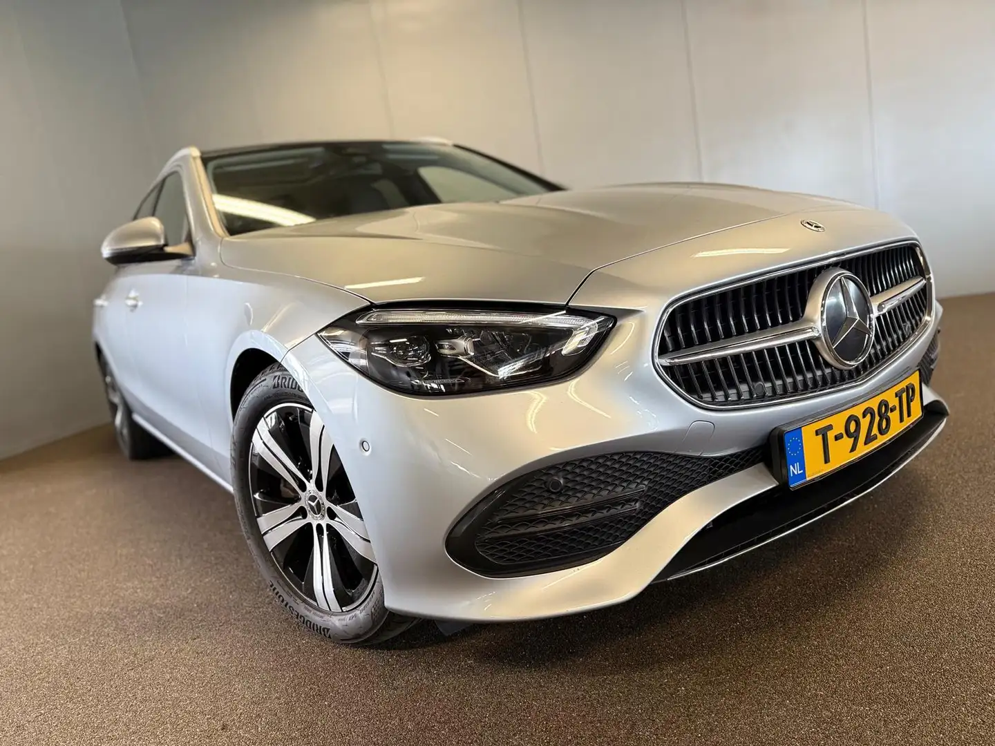 Mercedes-Benz C 220 Estate 220D AVANTGARDE-PANORAMADAK-TREKHAAK-SFEER- Gris - 2