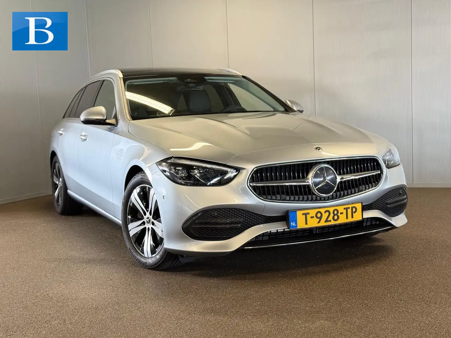 Mercedes-Benz C 220 Estate 220D AVANTGARDE-PANORAMADAK-TREKHAAK-SFEER- Gris - 1