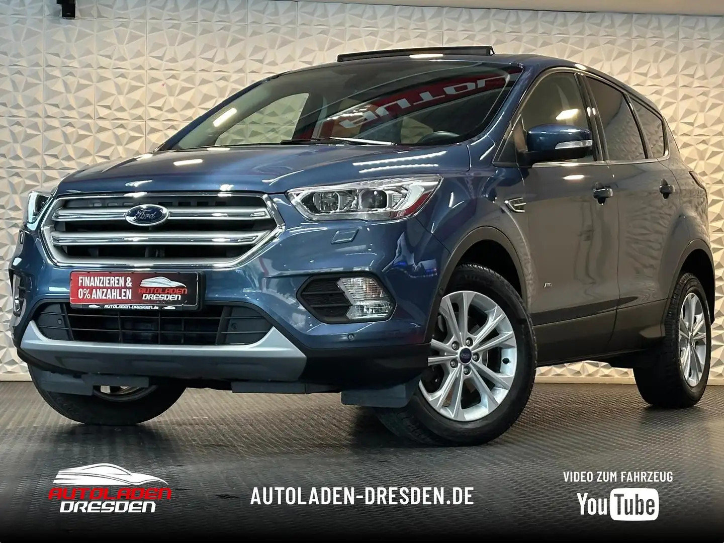 Ford Kuga 2.0TDCi TITANIUM AWD* BIXEN#AHK#PANO#SHZ#LH Blau - 1