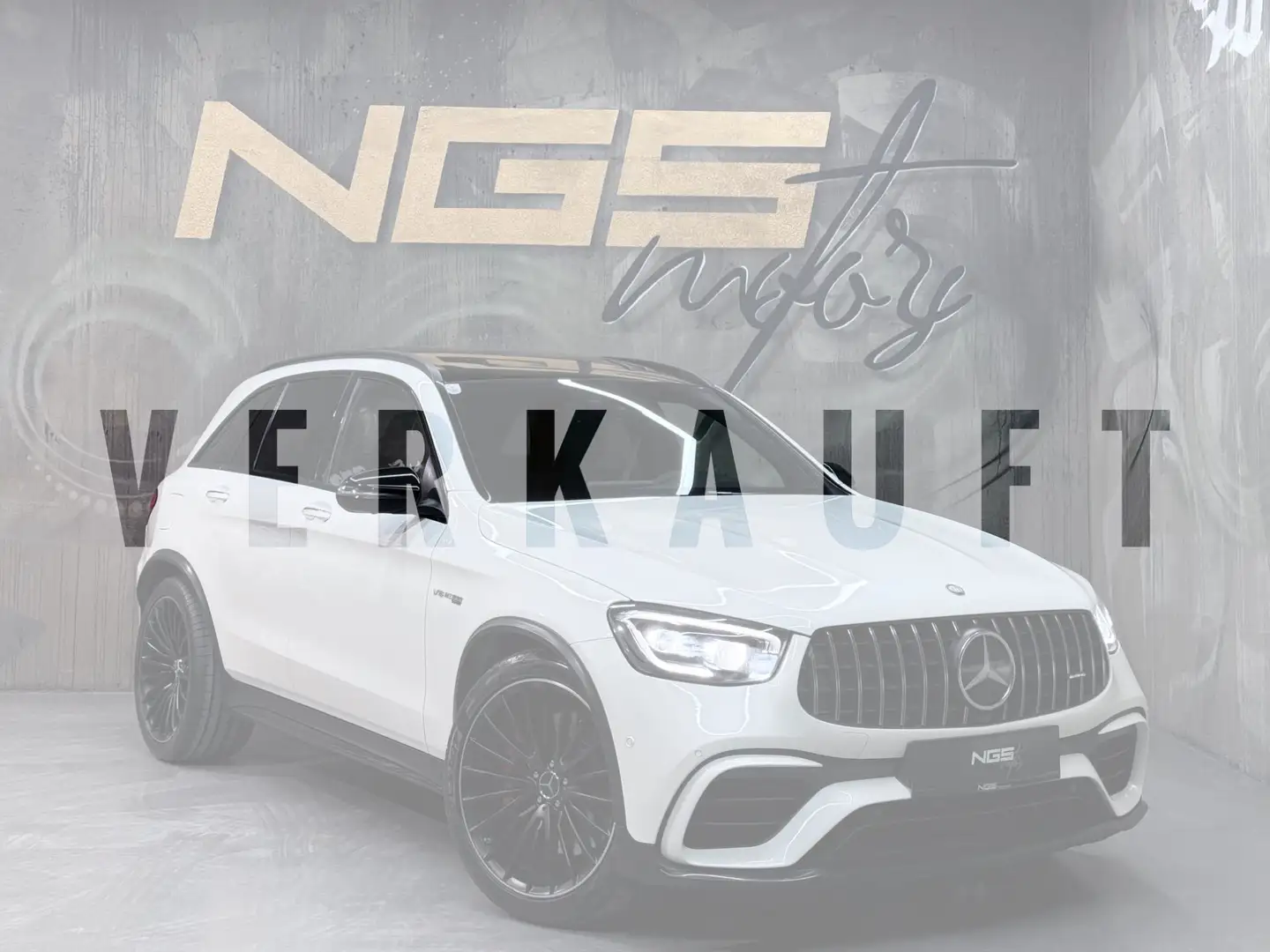 Mercedes-Benz GLC 63 AMG -VERKAUFT- S Mercedes-AMG 4MATIC+ FACELIFT DESIGNO Weiß - 1