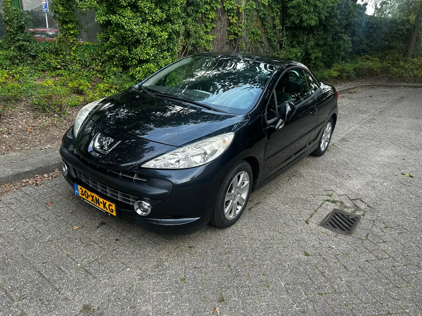 Peugeot 207 1.6 VTi Première 207cc cabriolet vol leer Zwart - 1