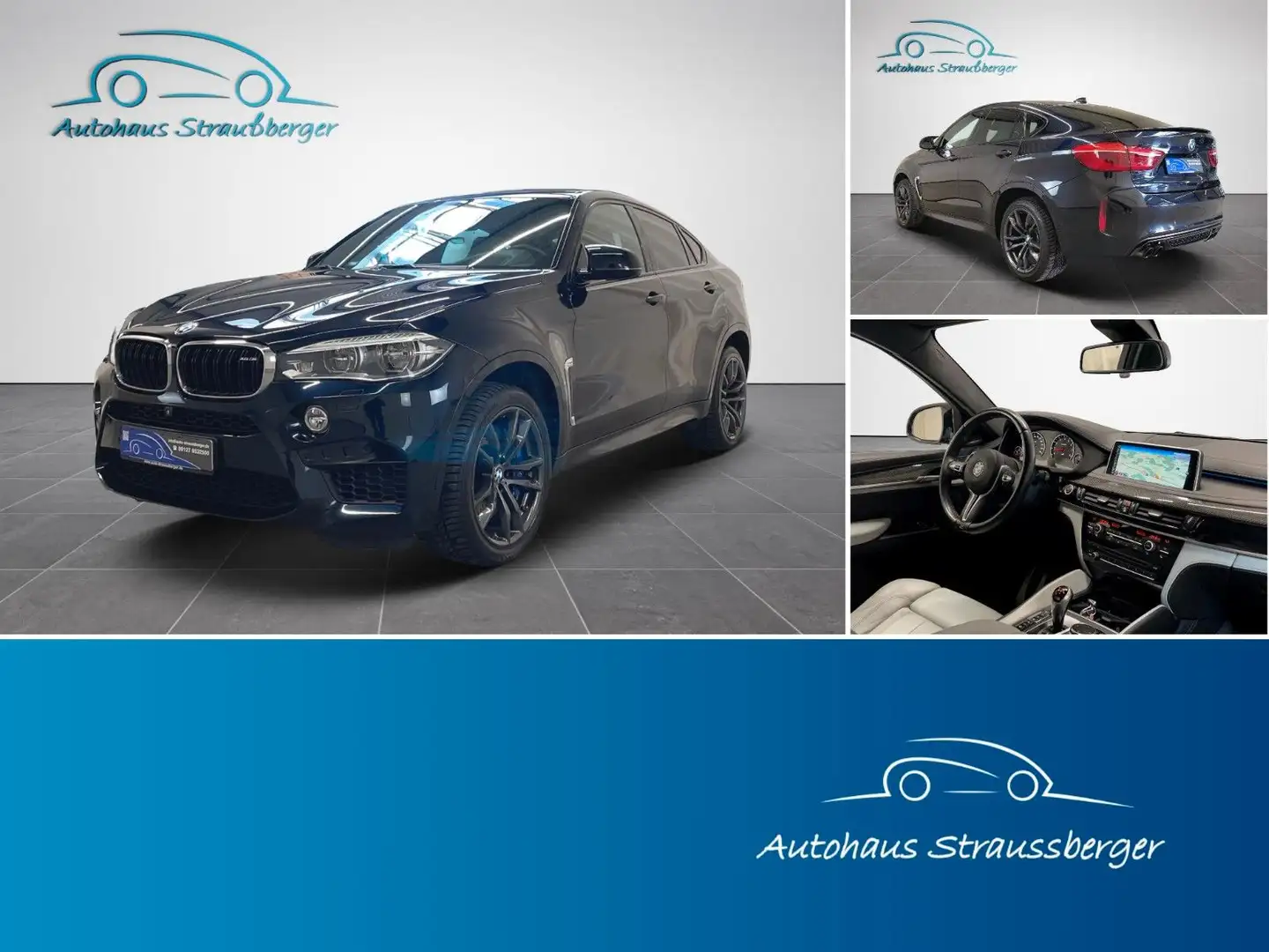 BMW X6 M 360°Kamera Sandhz Soft-Close NP:140.000€ Noir - 1