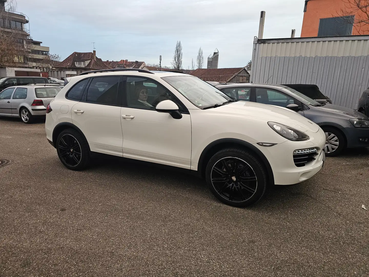 Porsche Cayenne Diesel Weiß - 1