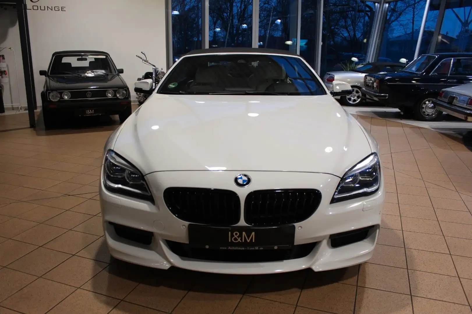 BMW 640 d Cabrio+Individuall+Kamera+Head-Up+M-Paket+ Blanc - 1