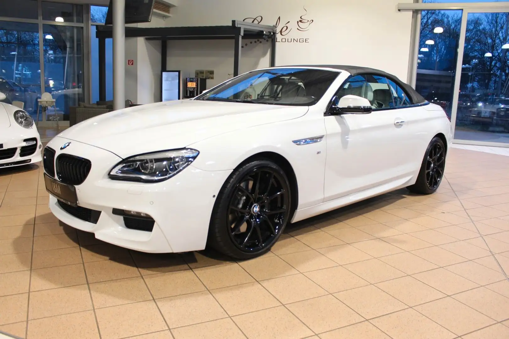 BMW 640 d Cabrio+Individuall+Kamera+Head-Up+M-Paket+ Blanc - 2
