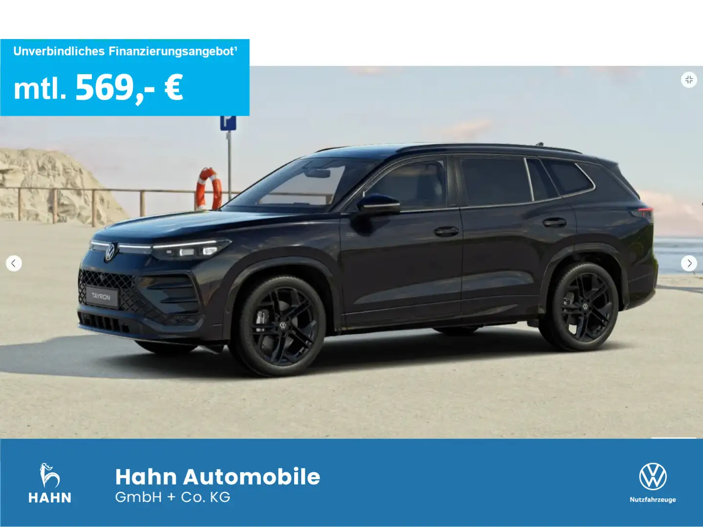 Volkswagen Tayron R-Line 2,0 l TDI SCR 4MOTION 193 PS DSG A Negro - 1