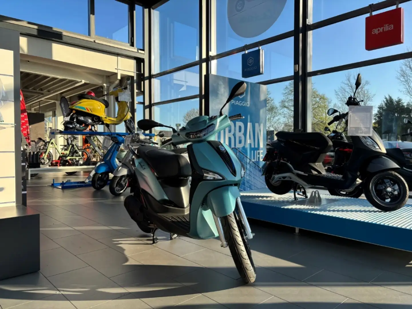 Piaggio Liberty 125 S Blue Iget E5+ SOFORT LIEFERBAR Blau - 2