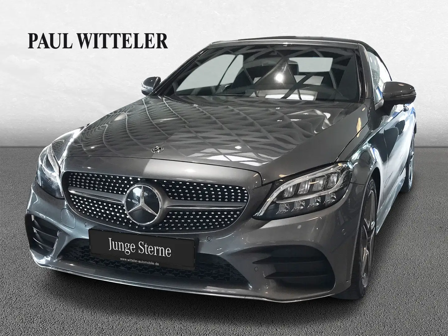 Mercedes-Benz C 200 Cabrio AMG Line Comand/Kamera/AHK/LED Gris - 2