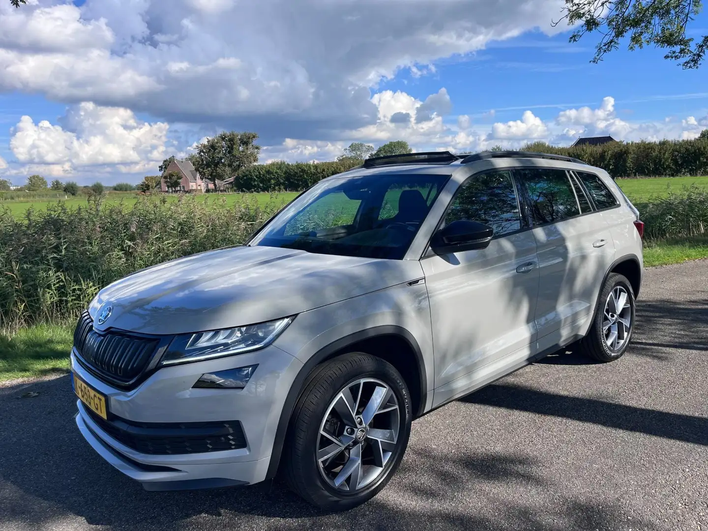 Skoda Kodiaq 1.5 TSI Sportline Business, pano, 1e eigenaar Grijs - 2