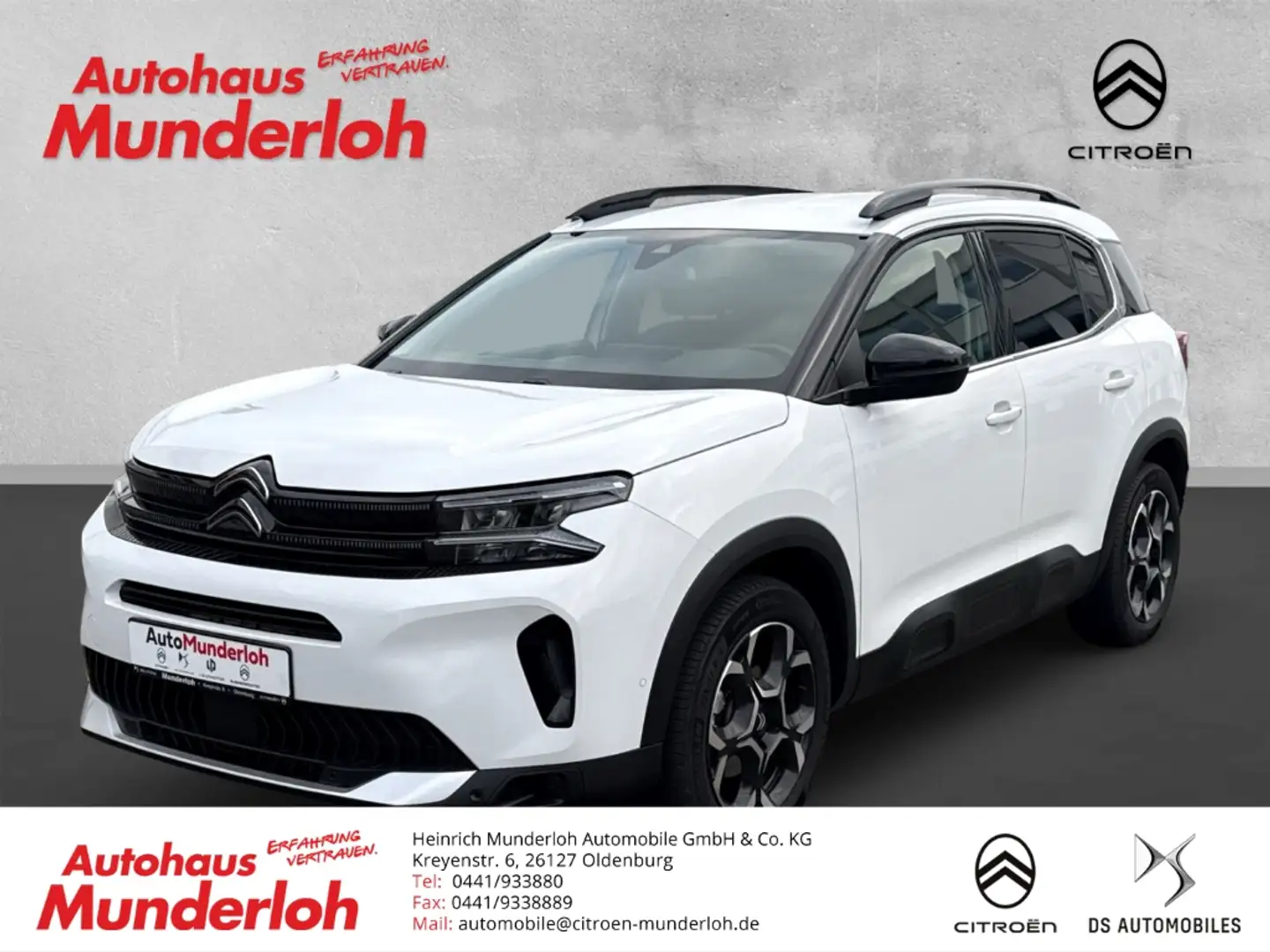 Citroen C5 Aircross BlueHDi 130 EAT8  Plus  NAVI KLIMAAUTOM. DRIVE-ASS Blanc - 1
