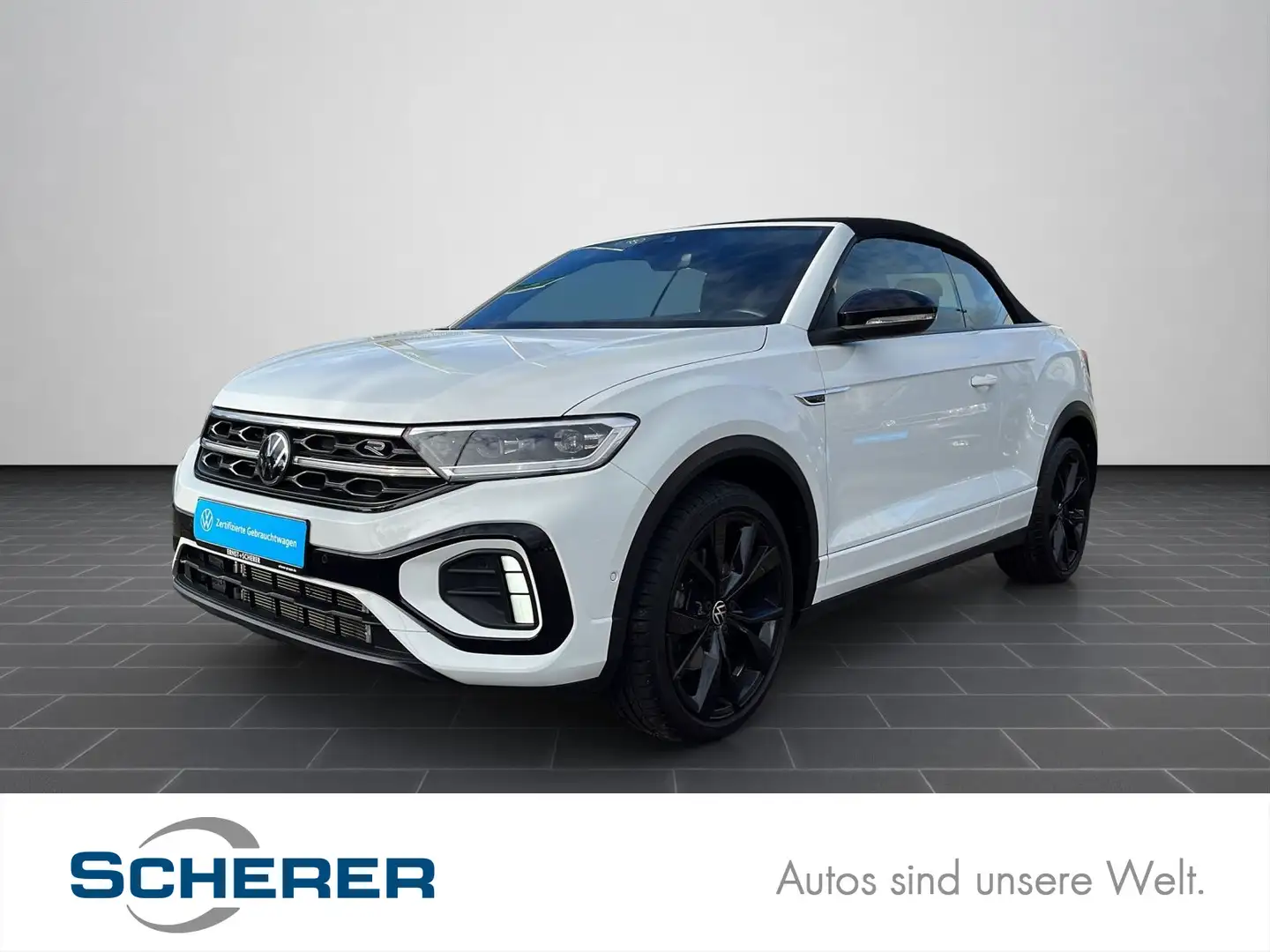 Volkswagen T-Roc 1.5 TSI DSG R-Line AHK+ACC+LED+b Weiß - 1