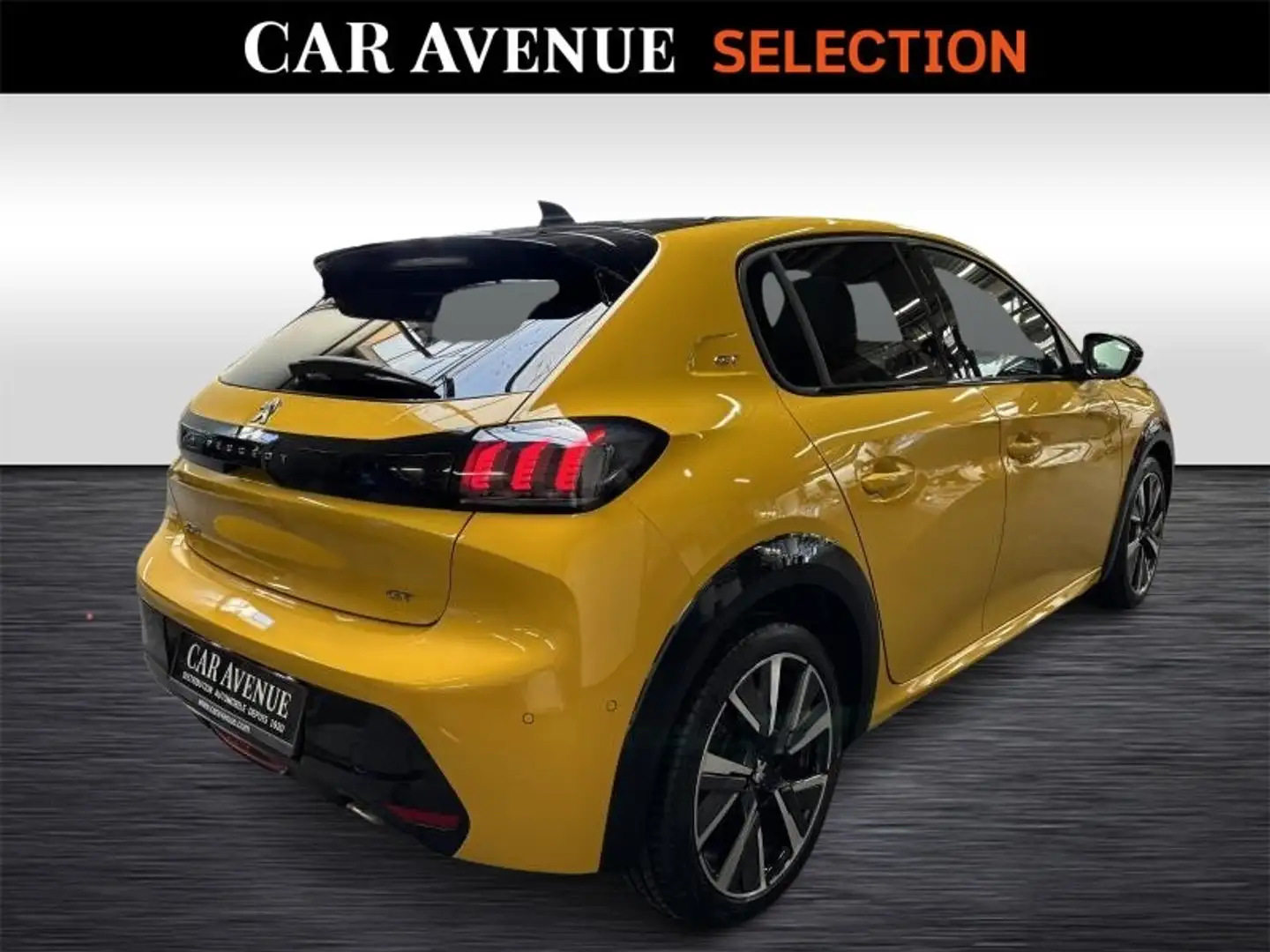 Peugeot 208 GT-Line 1500HDI Geel - 2