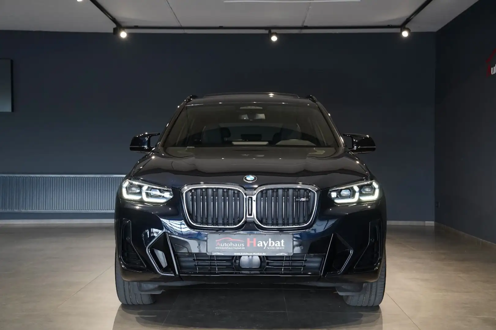 BMW X3 M d LCProf-Laser-ACC-Pano-H&K-HuD-AHK Schwarz - 2
