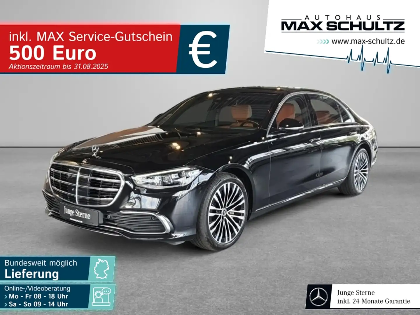 Mercedes-Benz S 580 4MATIC Limousine lang DiLight*Nav*PDC*360° Noir - 1
