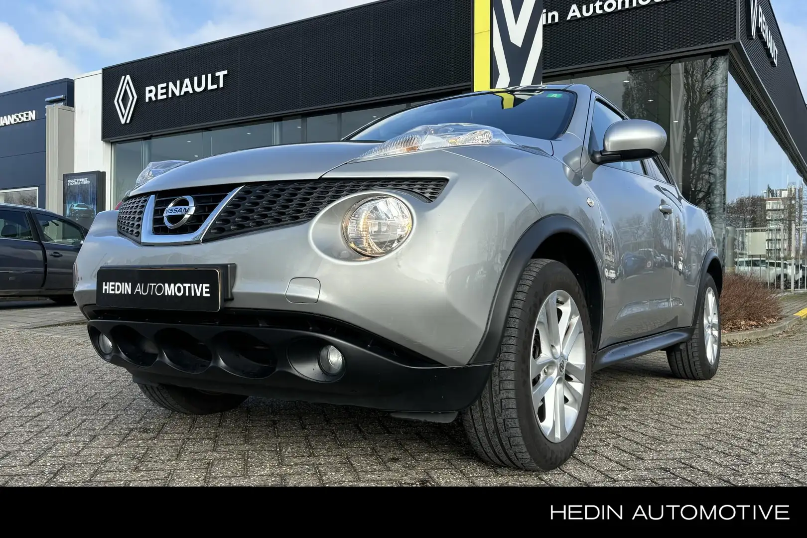 Nissan Juke 1.6 Tekna | Leder | Navi | Clima | Stoelverwarming Grijs - 1