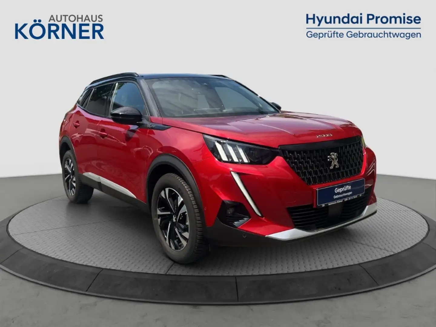 Peugeot 2008 GT-Line 1.2 PureTech *NAVI*LEDER*CAM*LED*SITZHZG* Rood - 1