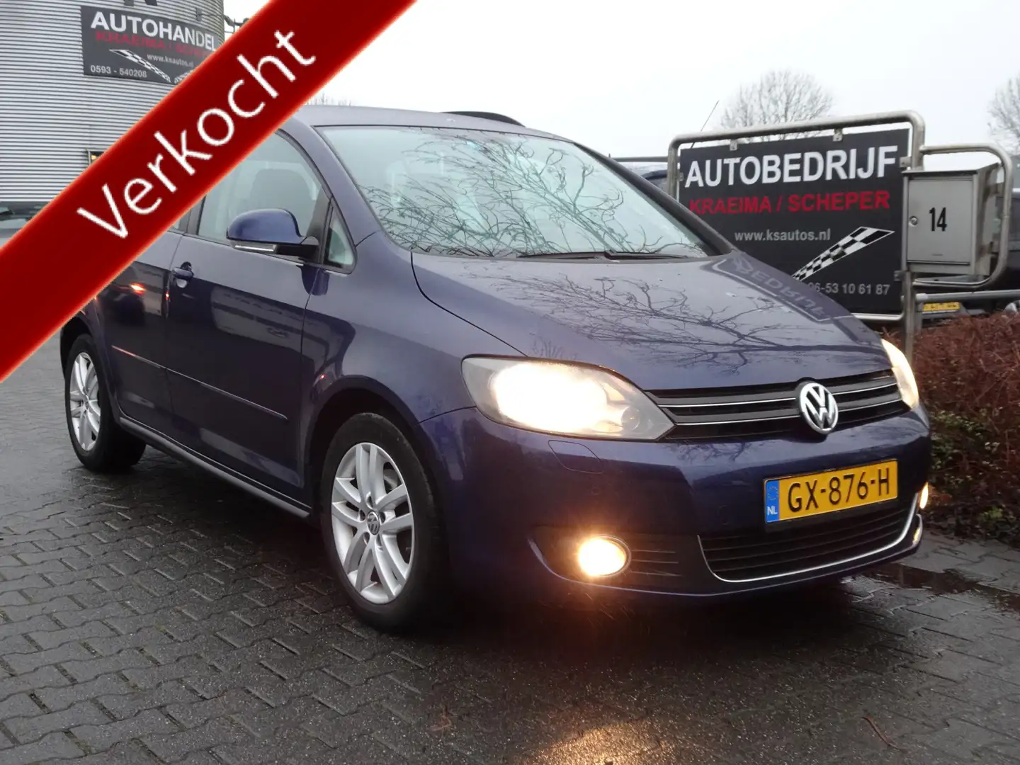 Volkswagen Golf Plus 1.4 TSI Highline Blauw - 1