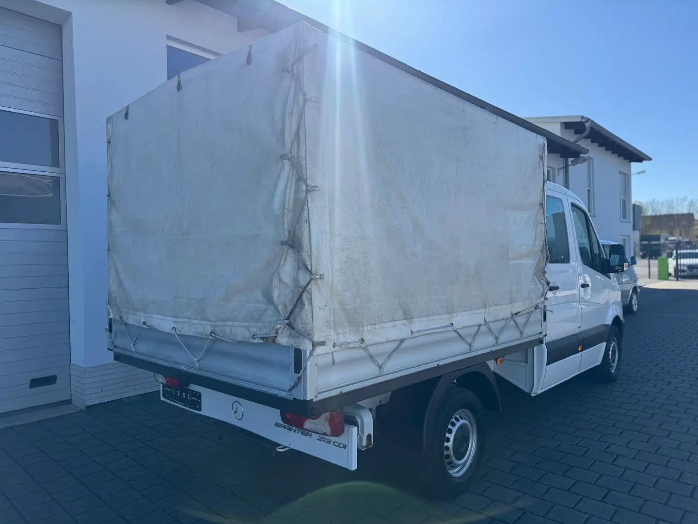 Mercedes-Benz Sprinter II Pritsche/DoKa 213CDI Klima Blanco - 1