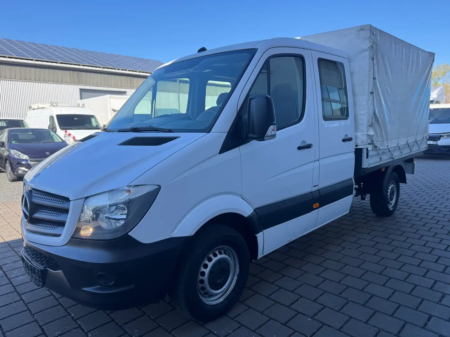 Mercedes-Benz Sprinter II Pritsche/DoKa 213CDI Klima Blanco - 2