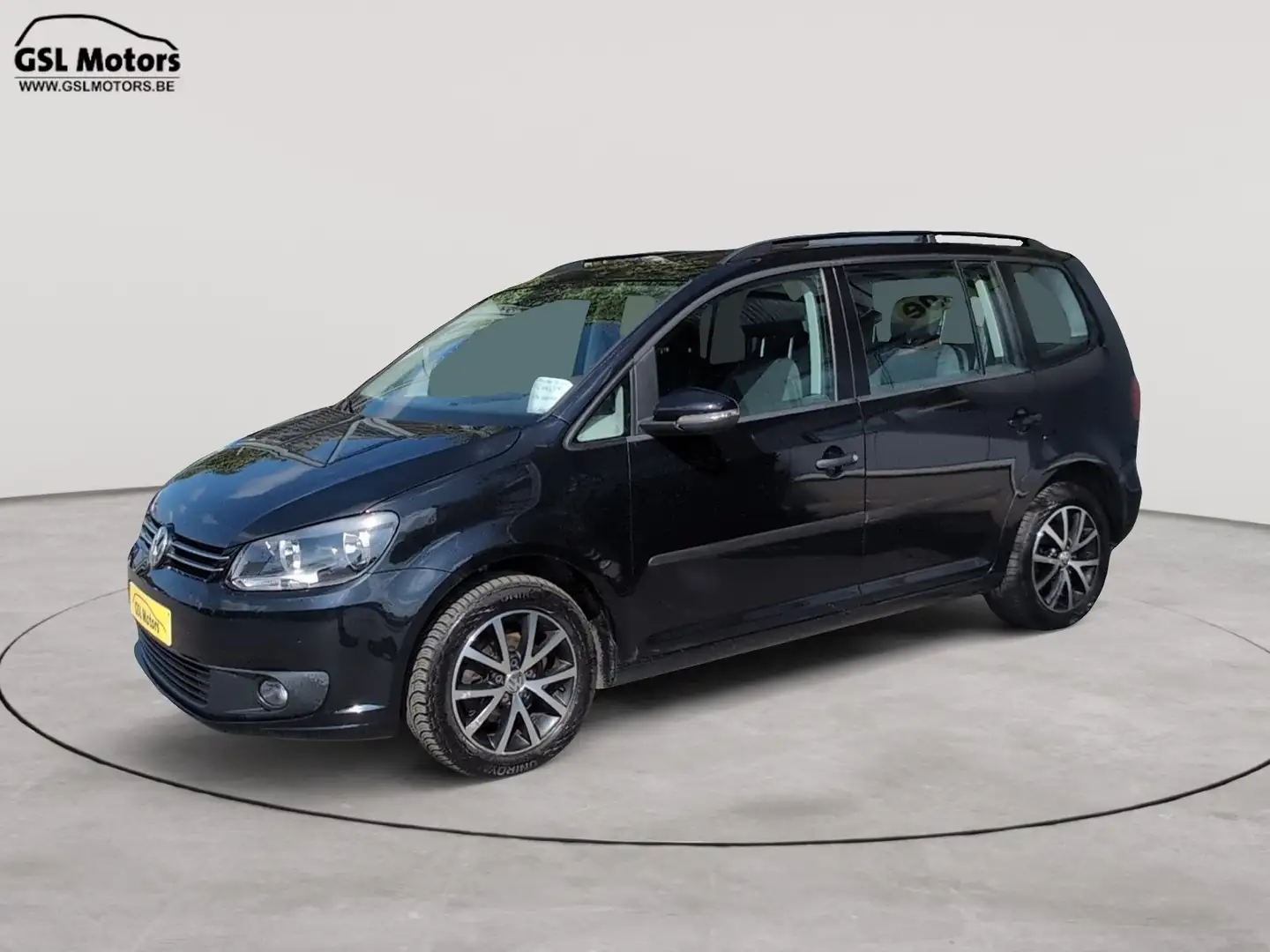 Volkswagen Touran 1.6TDi 105cv 7 places noir 04/15 Airco GPS Capteur Negro - 1
