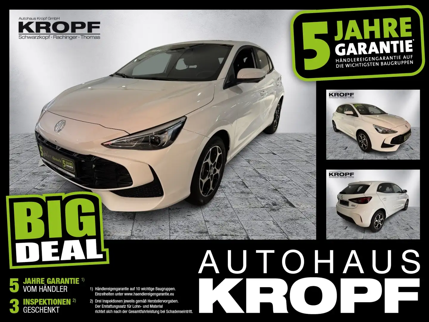 MG MG3 Hybrid Luxury Fin. ab 2,99% LED+Navi+SHZ+360 Alb - 1