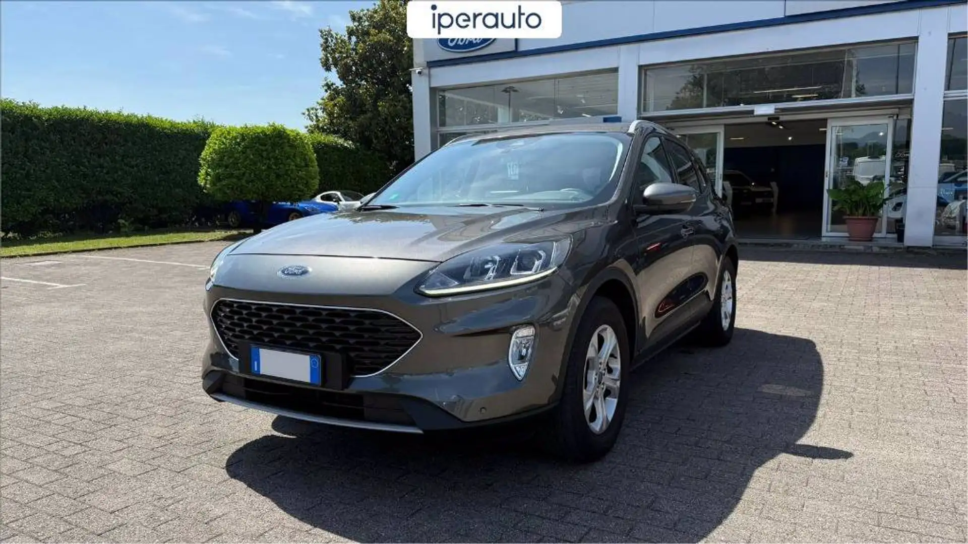 Ford Kuga 1.5 ecoblue connect 2wd 120cv auto Grijs - 1