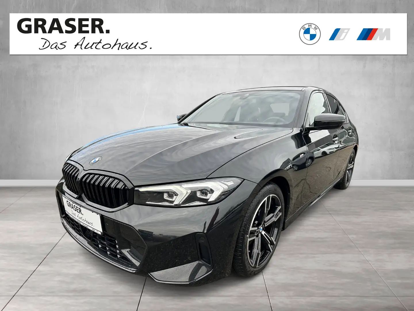 BMW 320 d xDrive Limousine M Sportpaket HiFi DAB LED Czarny - 1