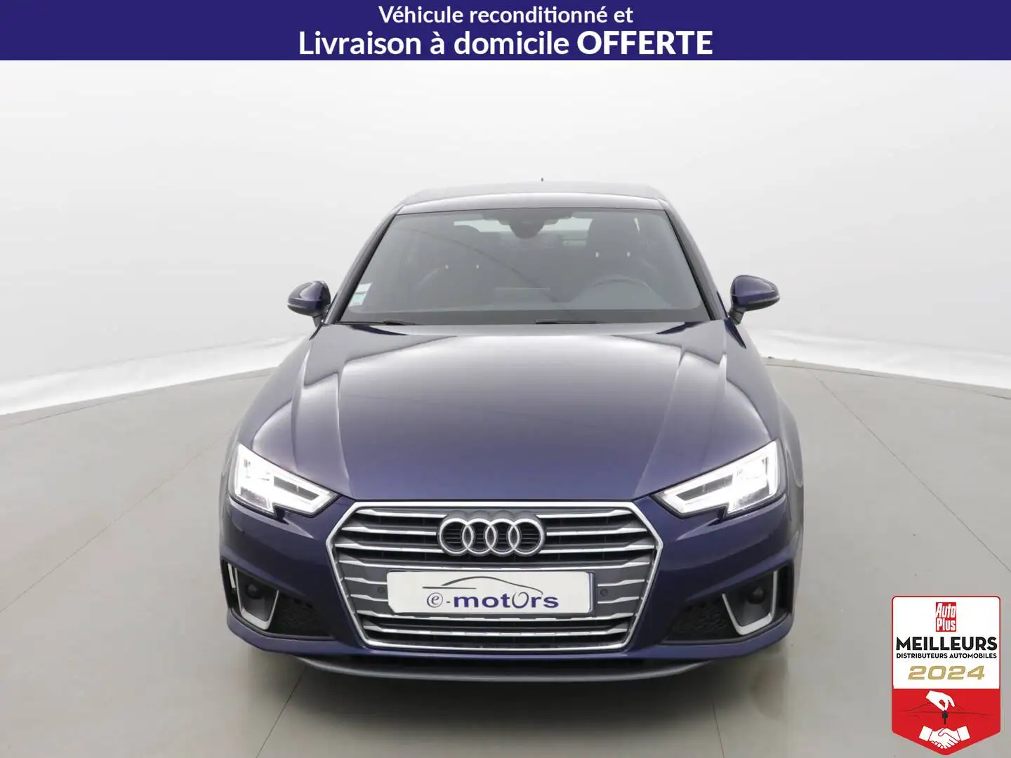 Audi A4 35 TDI 150 S tronic 7 S line +GPS Bleu - 2