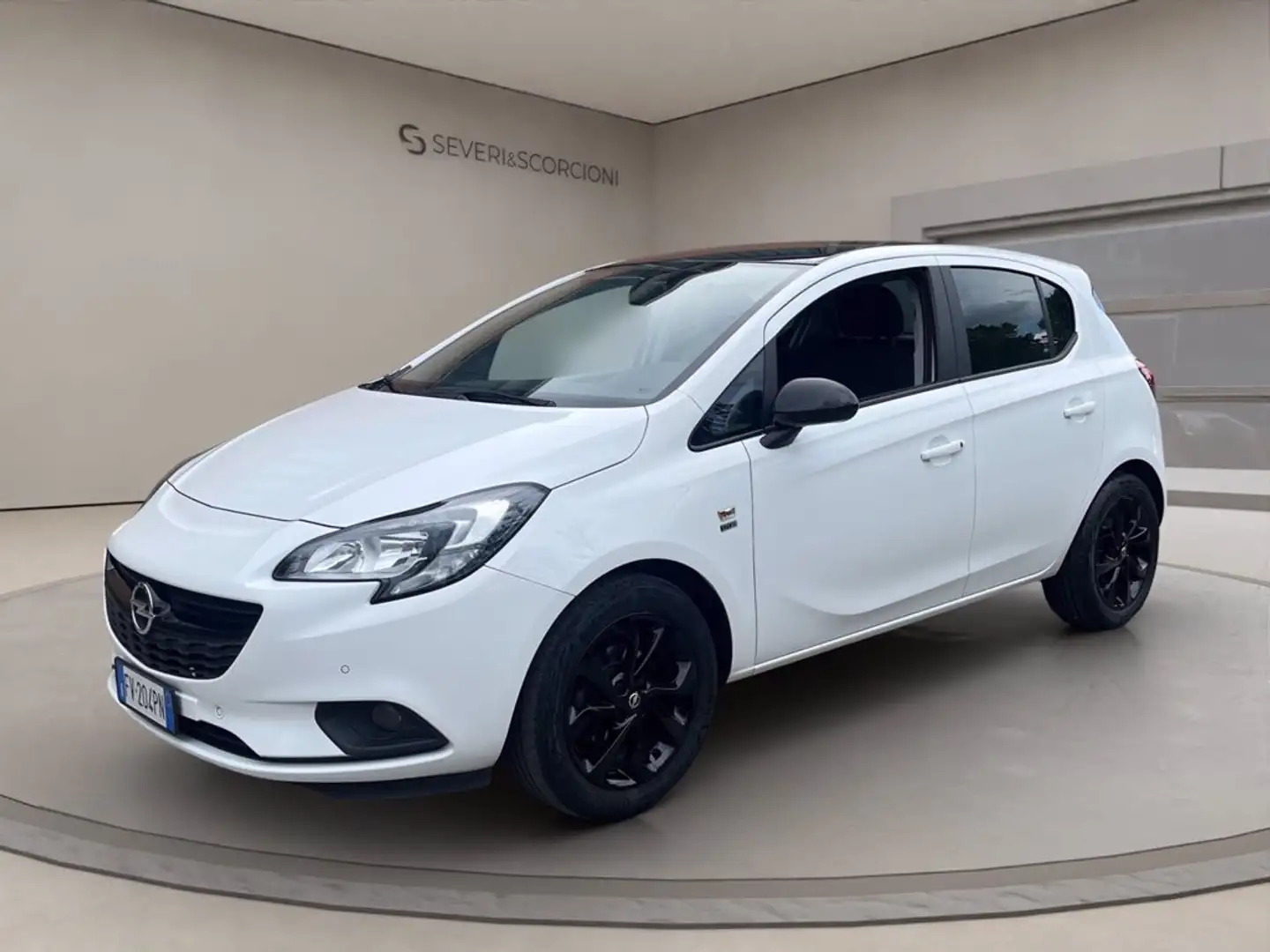 Opel Corsa 5p 1.4 120 anniversary gpl tech 90cv Bianco - 1
