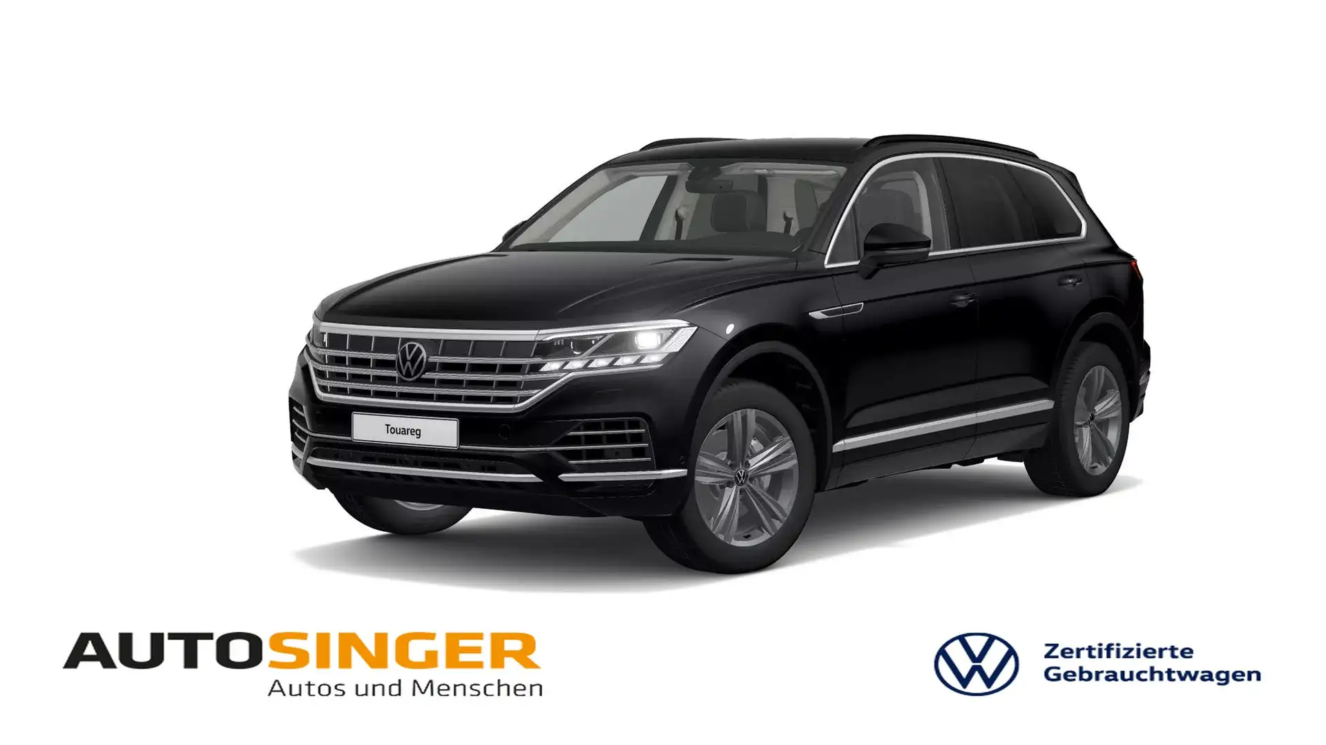 Volkswagen Touareg Elegace TDI tip 4M *AHK*STDHZ*LUFT*NAVI* Schwarz - 1
