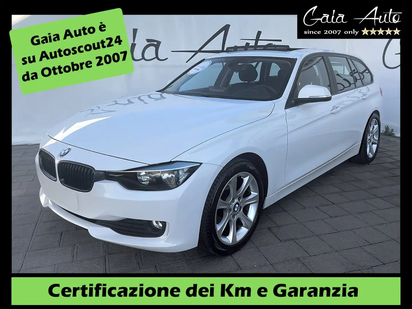 BMW 320 320d Touring Modern Line Tetto, Navi Prof, 17" Weiß - 1