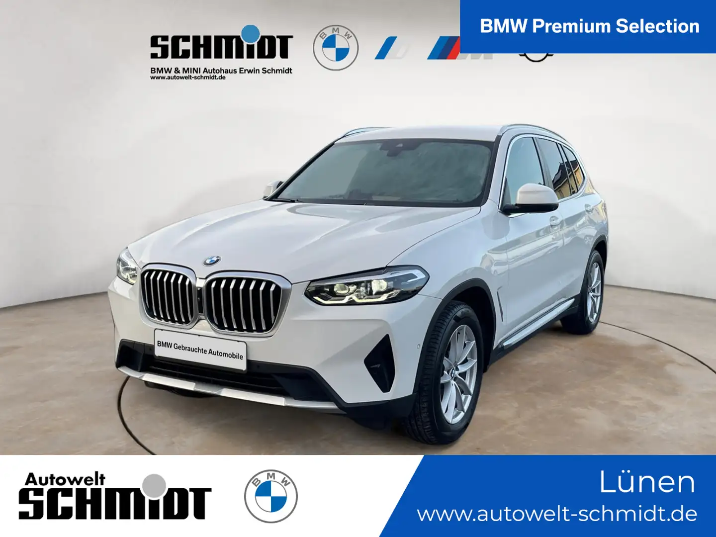 BMW X3 xDrive20i + 2Jahre-BPS.-GARANTIE Weiß - 1