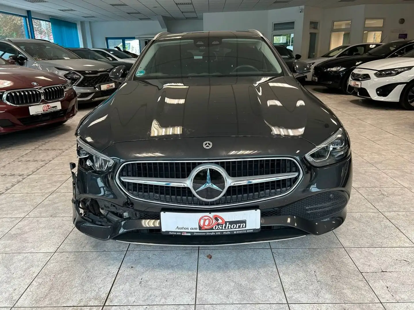 Mercedes-Benz C 220 d Klimaautomatik Smartlink Navi LED Gris - 2