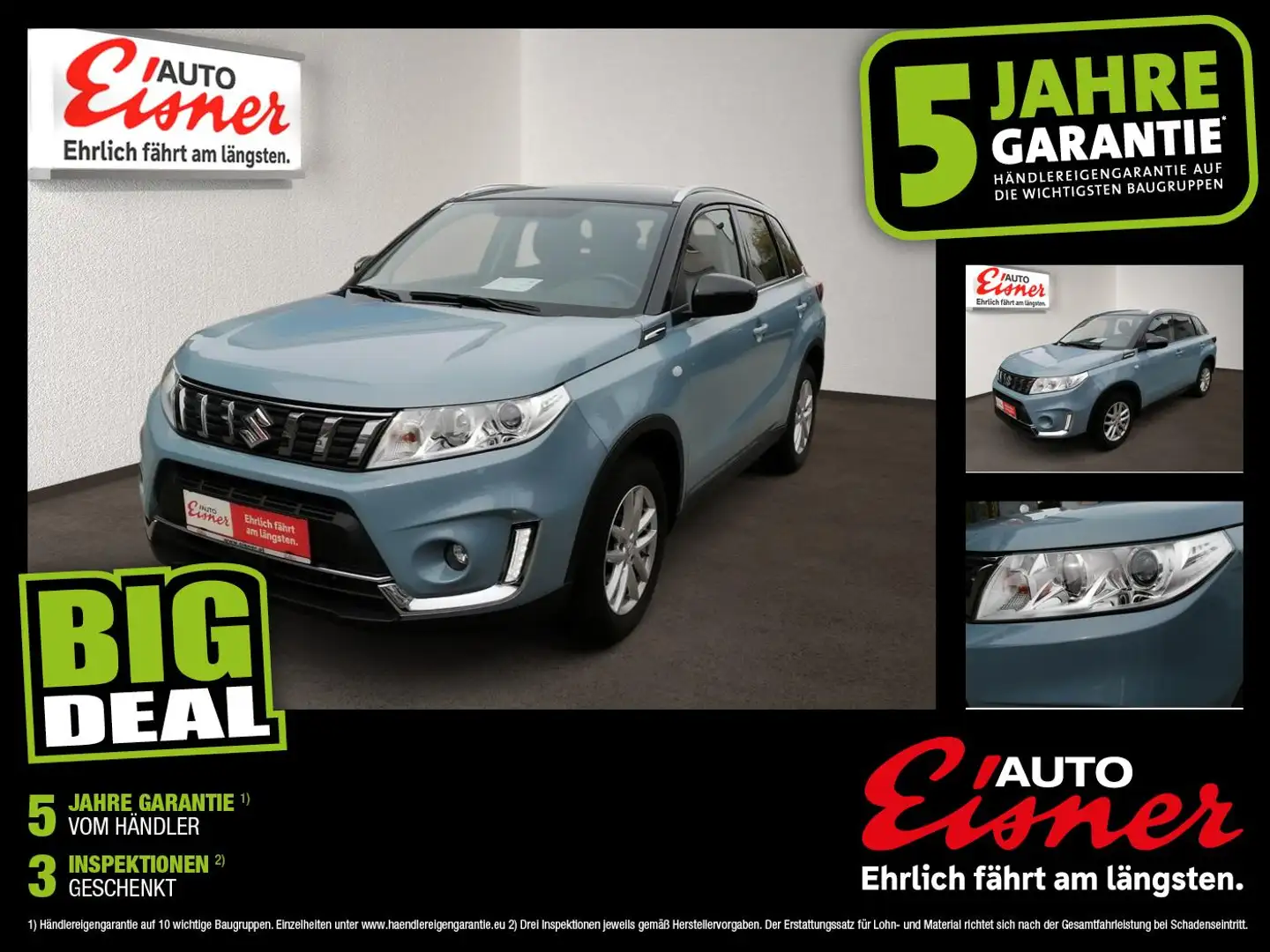 Suzuki Vitara 1.0 GL DITC L3V01 Rückfahrkamera, Schwarz - 1