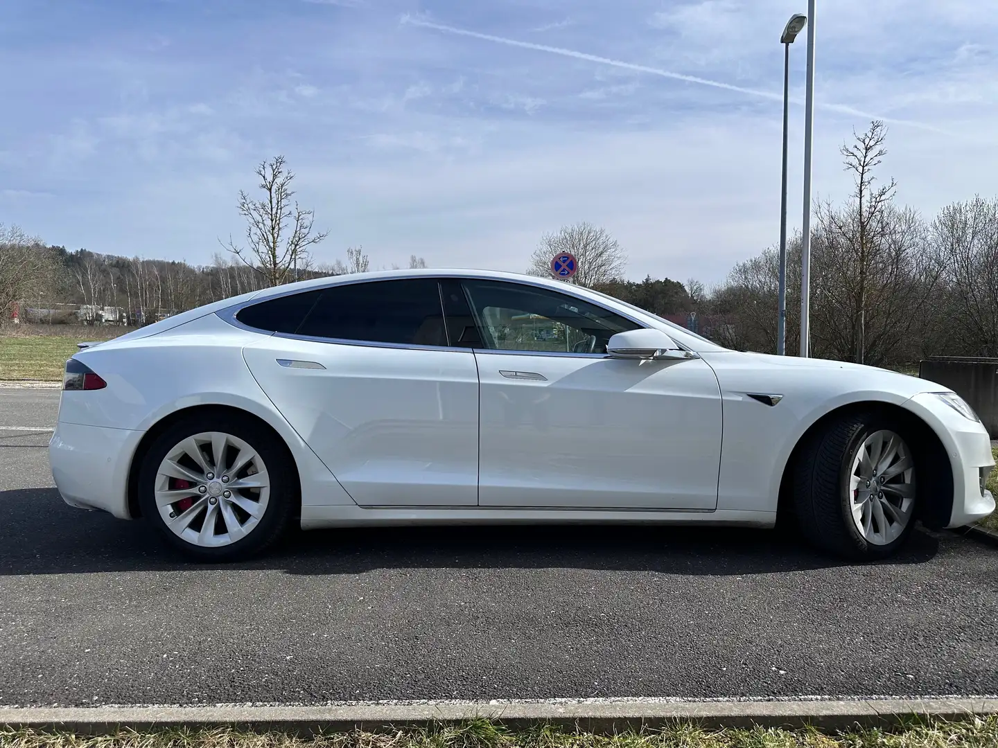 Tesla Model S Model S Ludicrous Performance Weiß - 2