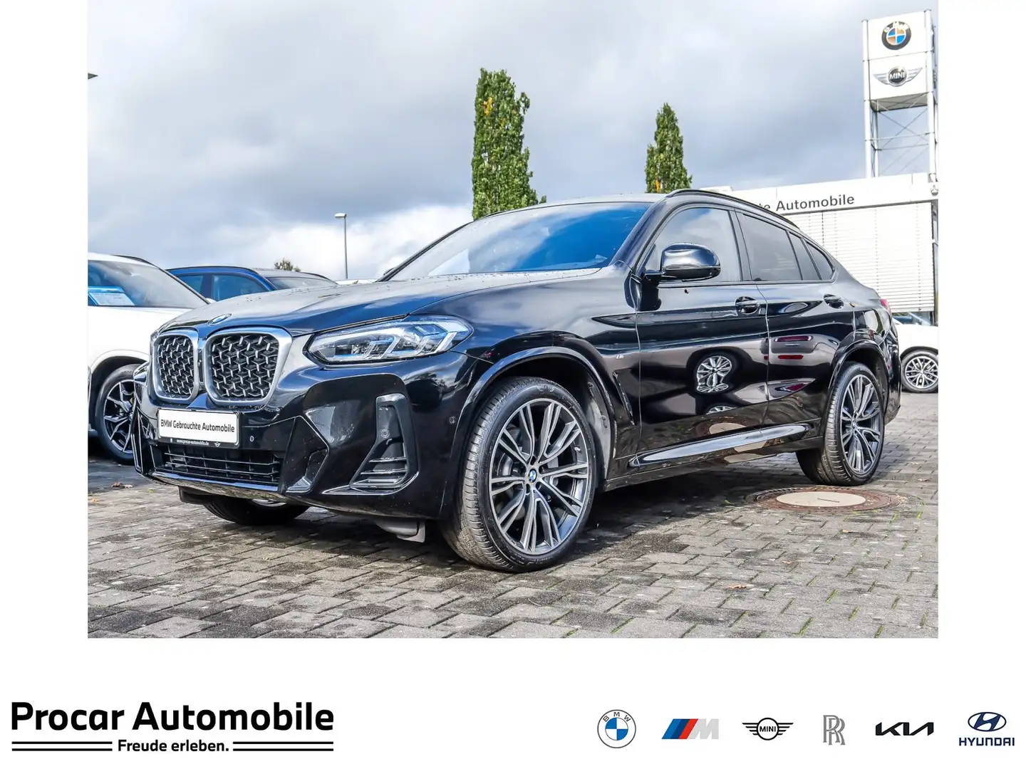 BMW X4 xDrive30d M Sport PANO AHK RFK NAVI LED DAB Schwarz - 1