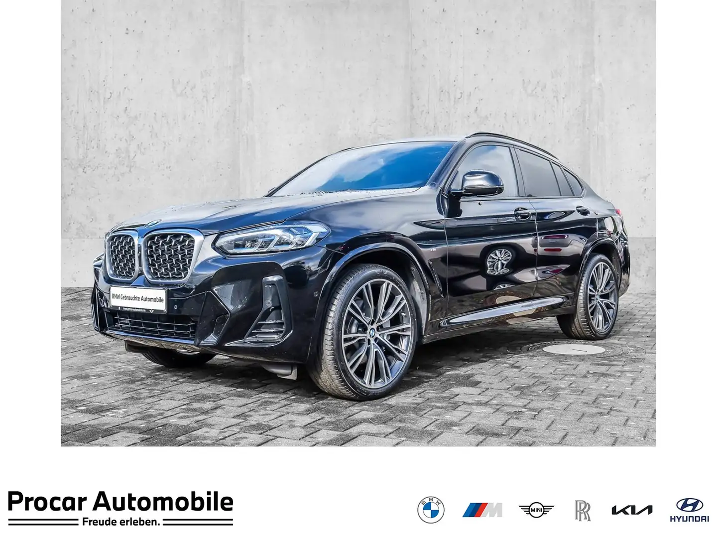 BMW X4 xDrive30d M Sport PANO AHK RFK NAVI LED DAB Schwarz - 1
