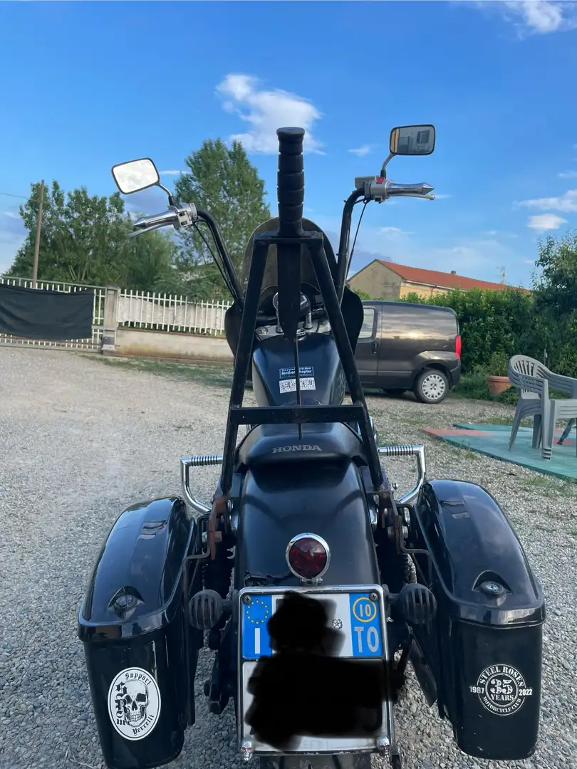 Honda Shadow 750 chopper custom Nero - 2