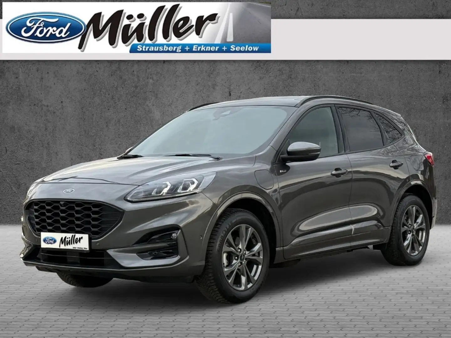 Ford Kuga Plug-In Hybrid 2.5 PHEV ST-Line X Panoramadach Gris - 1
