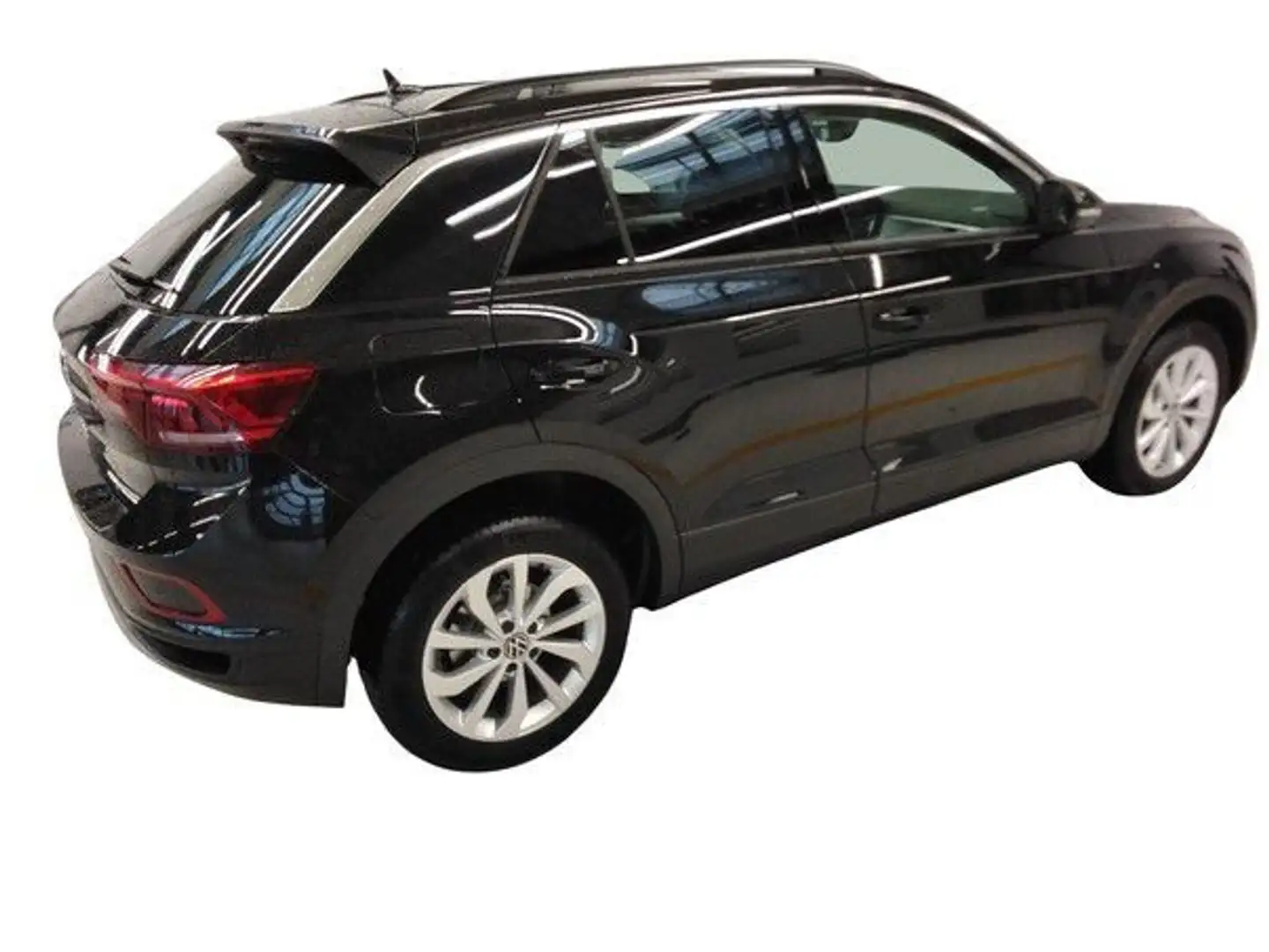 Volkswagen T-Roc 1.0 TSI Life (NAVI+LED+APP+SH+RearView+Lane-FrontA Schwarz - 2