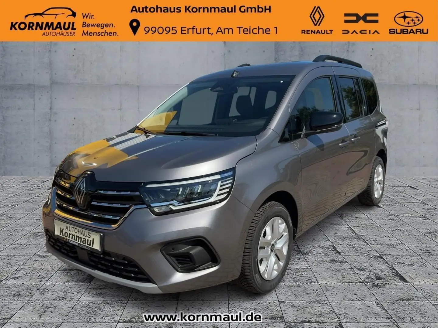 Renault Kangoo TECHNO TCe 130 PS EDC Automatik Navi, Full LED, Android Auto/Apple CarPlay Gris - 1