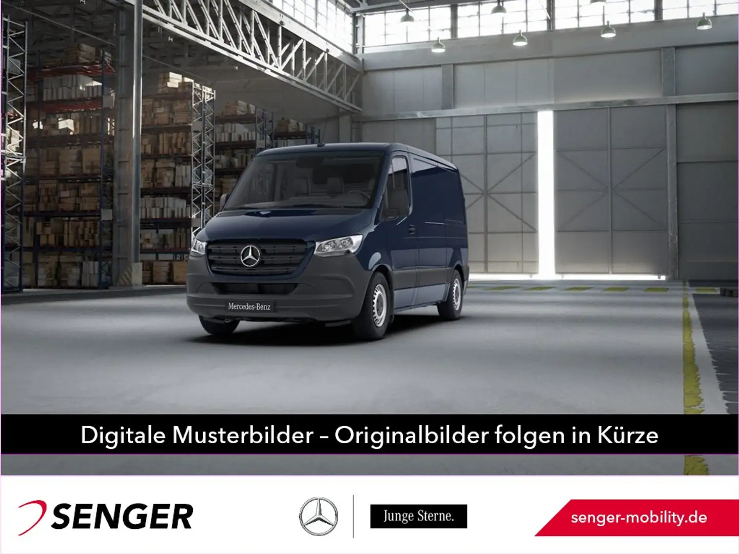 Mercedes-Benz Sprinter 214 CDI KA L1H1 Standhzg Kamera AHK Bleu - 1