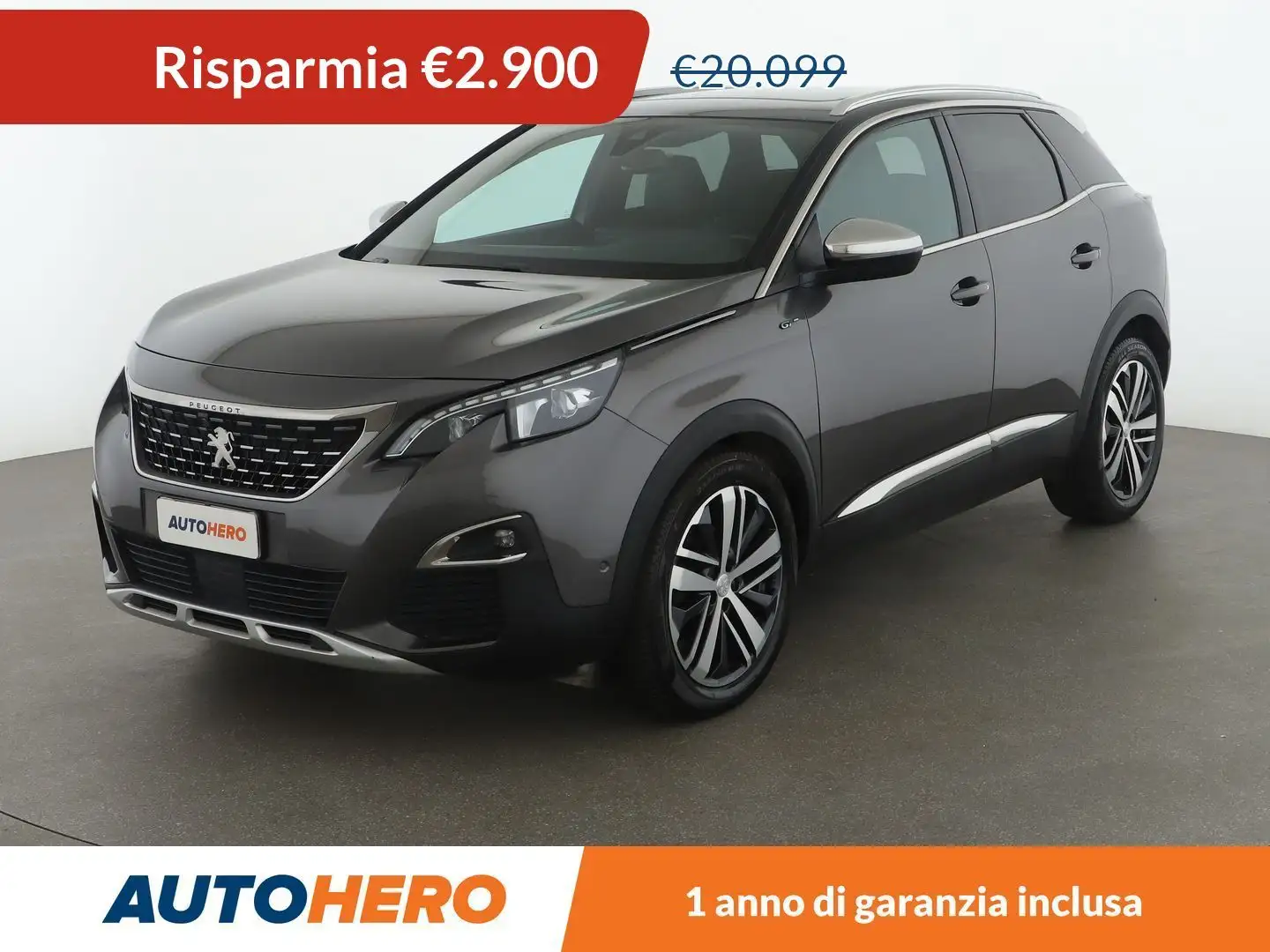Peugeot 3008 2.0 Blue-HDi GT Grigio - 1