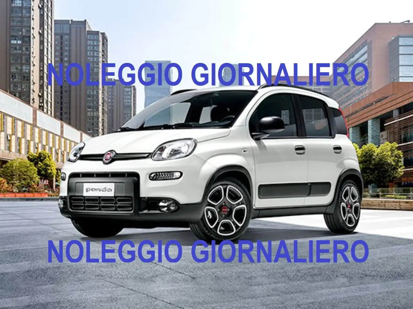 Fiat Panda SOLO NOLEGGIO GIORNALIERO A PERTIRE DA 35€ Wit - 1
