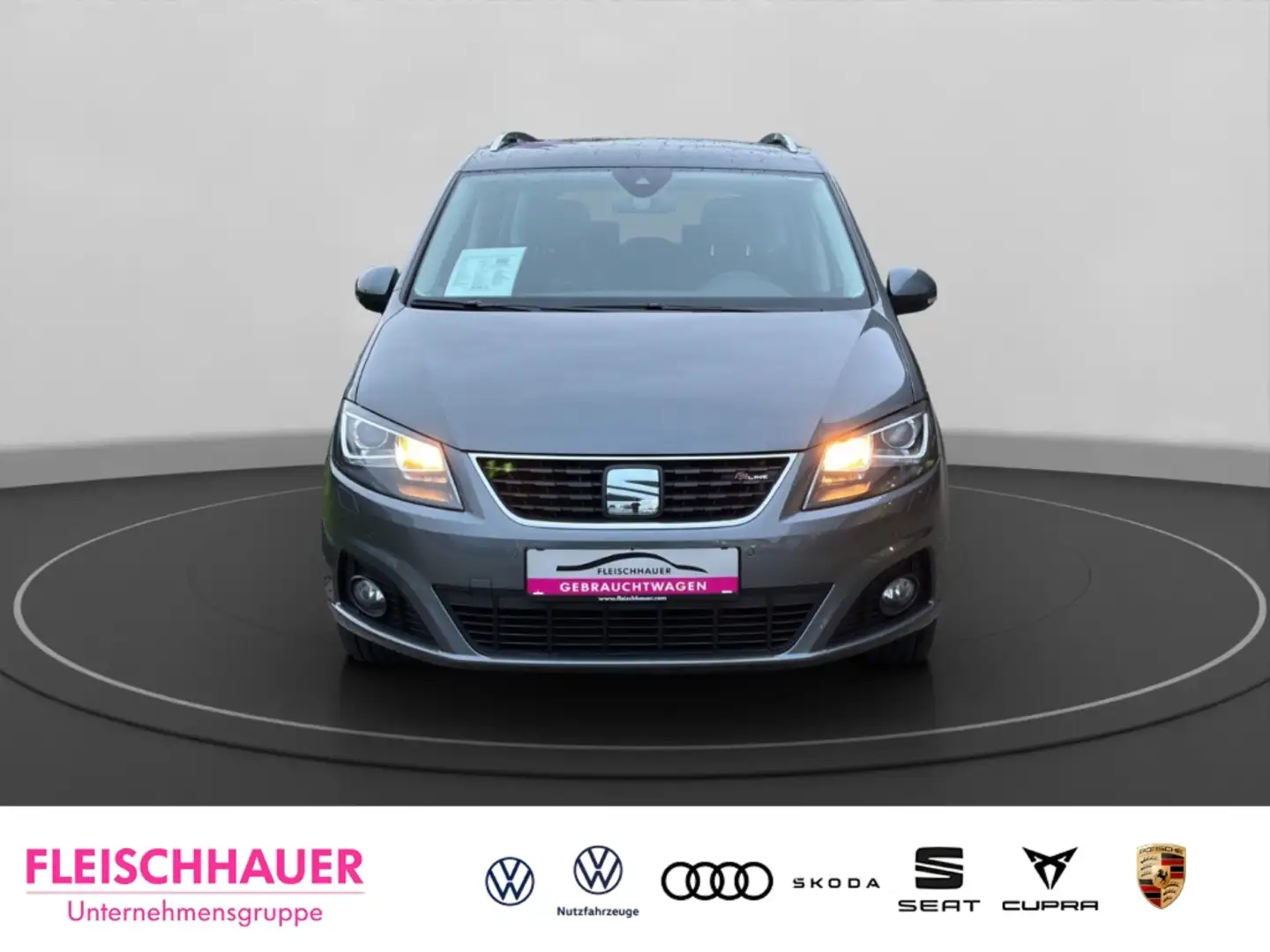 SEAT Alhambra 2.0 FR-Line TDI Ecomotive 7-Sitzer+AHK Grau - 2