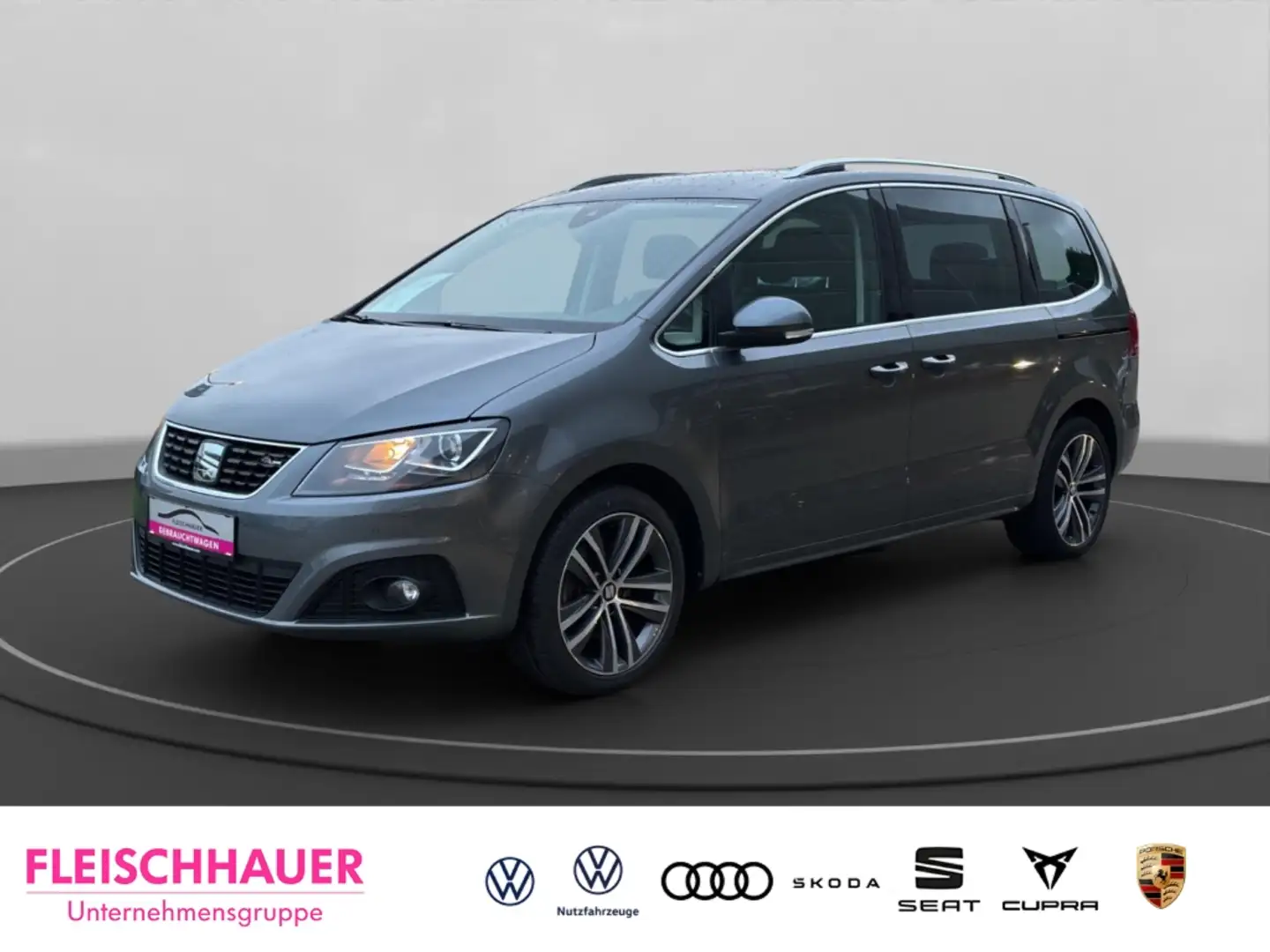 SEAT Alhambra 2.0 FR-Line TDI Ecomotive 7-Sitzer+AHK Grau - 1