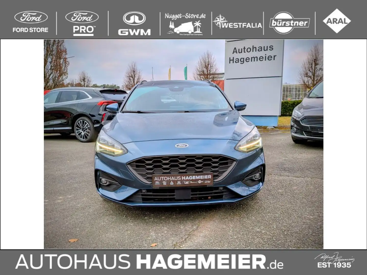Ford Focus Turnier ST-Line 1.0 Ecoboost Blau - 2