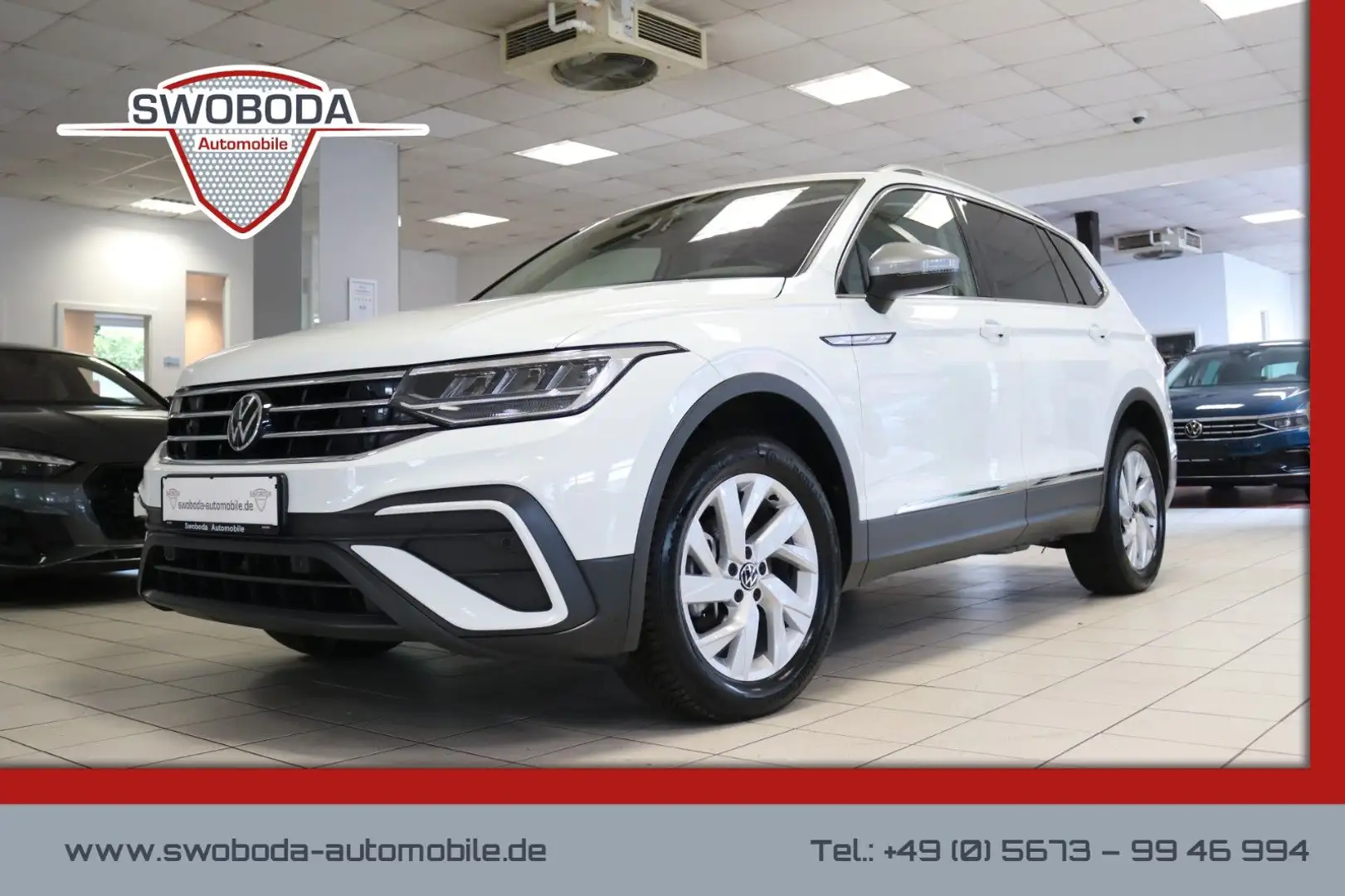 Volkswagen Tiguan Allspace Life 7 Sitzer Navi Pano ACC DAB+ Weiß - 1