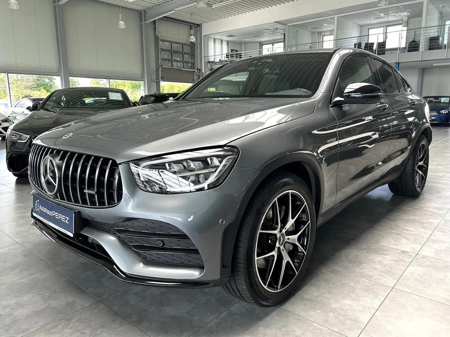 Mercedes-Benz GLC 43 AMG Coupe 4M UVP: 96.455 ABGAS-AHK-360° Grijs - 2